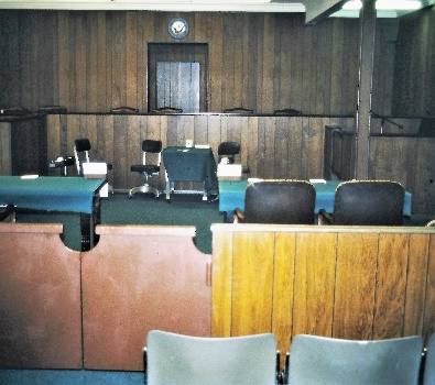 Law Center Courtroom - Marv Truhe Against All Tides